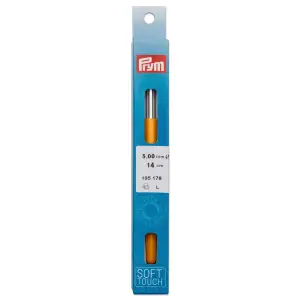 Prym Soft-grip wool crochet hook, silver-coloured