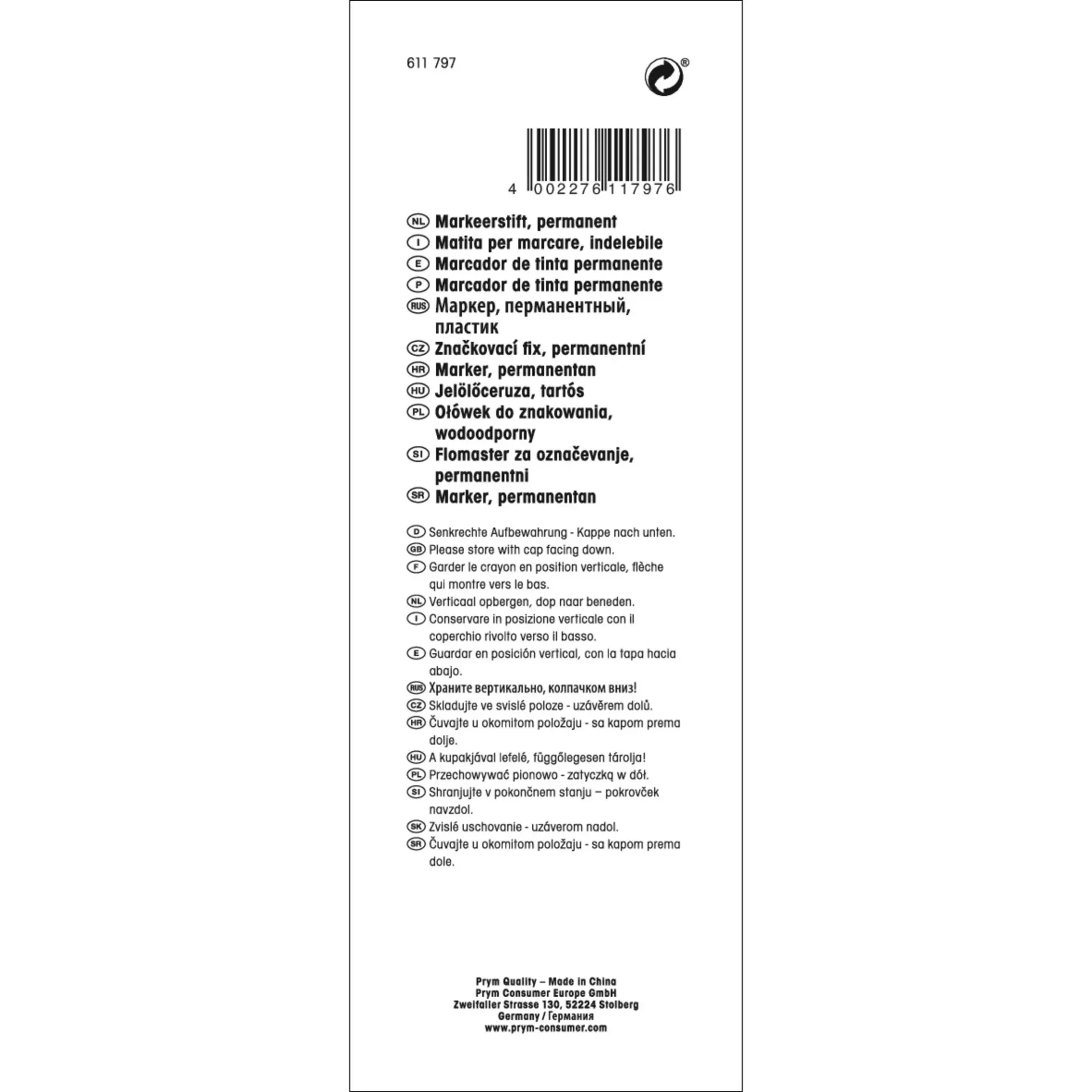 Prym Marking Pen, Permanent - Image 4