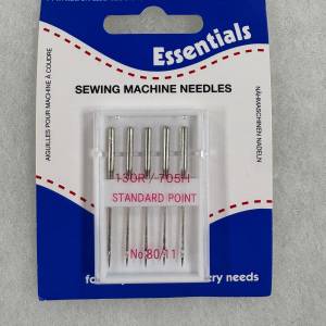 ESSENTIALS Sewing Machine Needles Standard Point - size 80
